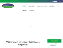 Tablet Screenshot of goteborgsinsjorike.se
